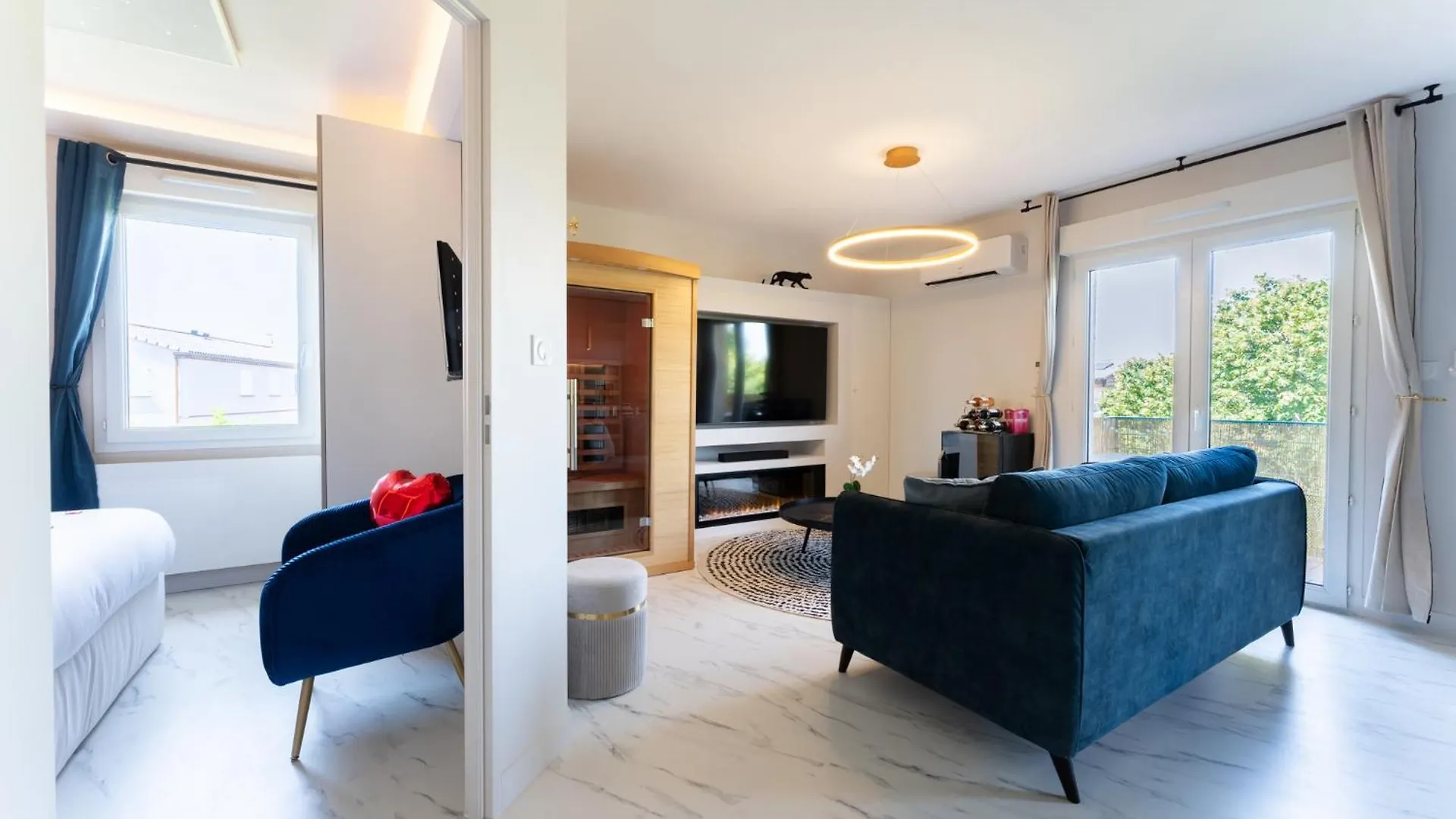 L'Escapade Indigo - Balneo - Sauna Apartment Tournefeuille